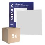 Lot 5x Noxion Panneau LED Ecowhite V4.0 28W 3360lm CCT  |  600X600 UGR<22