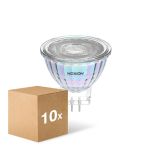 Lot 10x Noxion Spot LED GU4 MR11 1.8W 184lm 36D - 827 Blanc Très Chaud | Équivalent 20W