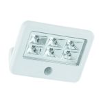 Eglo Applique Murale Gavello Blanc 840 Blanc Froid | IP54 - Détecteur De Mouvement