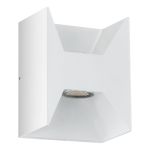 Eglo Applique Murale Morino Extérieur Aluminium Blanc 5W 460lm - 830 Blanc Chaud