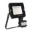 Ledvance Projecteur LED Compact Noir 20W 1800lm 100D - 830 Blanc Chaud | IP65 - Symétrique - Détecteur de mouvement et de lumière