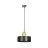 Emibig Suspension Luminaire Torin Acier Noir | Convient pour 1x E27 - Max 15W
