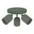 Eglo Plafond Spot Tilston Acier Vert | Convient pour 3x E14