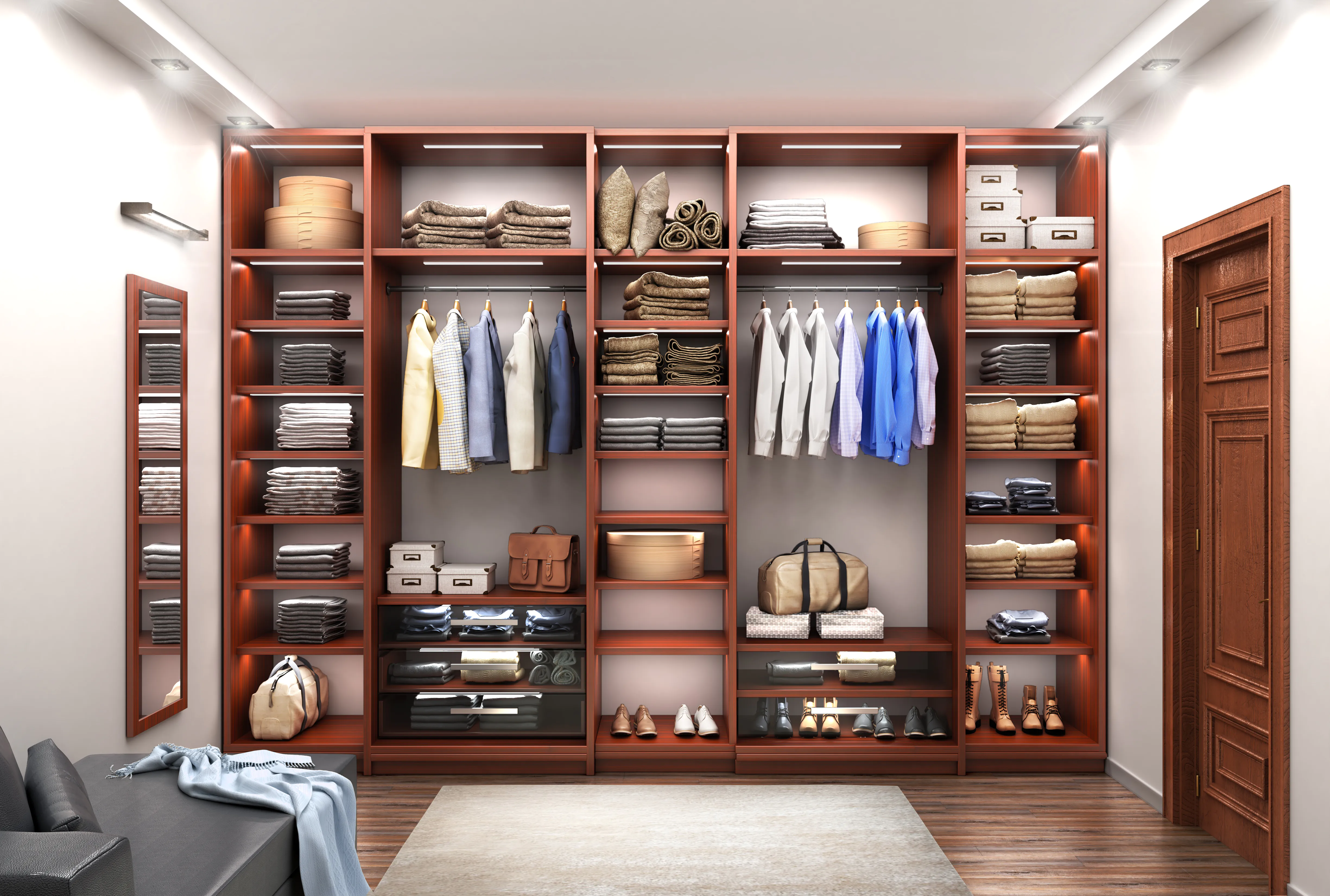 luminaire decteur de mouvement pour dressing