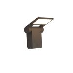 Ansell LED Wandlamp Tempo 90D Kantelbaar Grafiet 10W 685lm - 830 Warm Wit | IP54