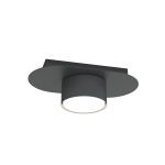 Emibig Plafondlamp Diaz Staal Zwart | Geschikt voor 1x GX53 - Max 12W