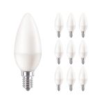 Voordeelpak 10x Philips Corepro LED Kaars E14 Mat 7W 806lm - 822-827 Dim To Warm | Vervangt 60W
