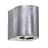 Nordlux Canto 2 Wandlamp Staal Zilver Up & Down 10.6 W 500lm - 830 Warm Wit