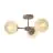 It's about RoMi Plafondlamp Aspen Glas Wit | Geschikt voor 3x E14 