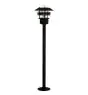 Nordlux Vejers Sokkel Lamp Metaal en Glas Zwart | IP54 - Geschikt voor E27