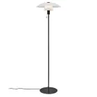 Nordlux Verona Vloerlamp Glas en Metaal Zwart | Geschikt voor E27
