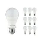 Voordeelpak 10x Noxion Lucent Classic LED E27 Peer Mat 11W 1055lm - 827 Zeer Warm Wit | Dimbaar - Vervangt 75W